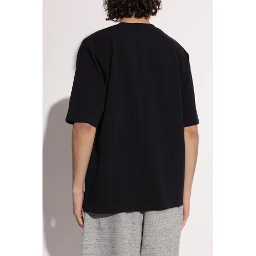 Tricou DSQUARED2, Logo brodat negru, Loose Fit, Negru