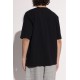 Tricou DSQUARED2, Logo brodat negru, Loose Fit, Negru - S74GD1525D20106900