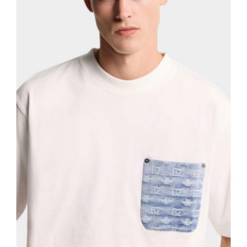 Tricou DSQUARED2, D2 Monogram Loose Fit T-Shirt