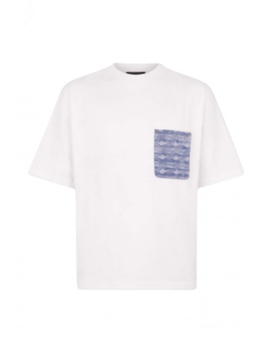 Tricou DSQUARED2, D2 Monogram Loose Fit T-Shirt - S74GD1554D20106100L