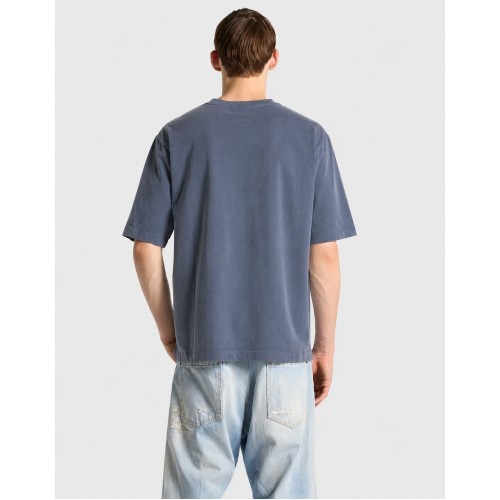 Tricou DSQUARED2, monogram loose fit T-shirt, Alb