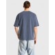 Tricou DSQUARED2, monogram loose fit T-shirt, Albastru - S74GD1576D20106470