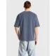 Tricou DSQUARED2, monogram loose fit T-shirt, Albastru - S74GD1576D20106470
