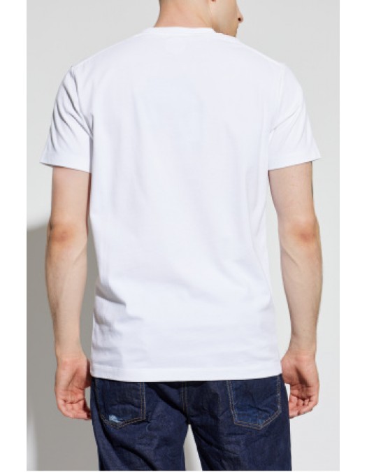 Tricou DSQUARED2, WHITE T-shirt with printed logo - S74GD1580D20106100