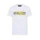 Tricou DSQUARED2, WHITE T-shirt with printed logo - S74GD1580D20106100