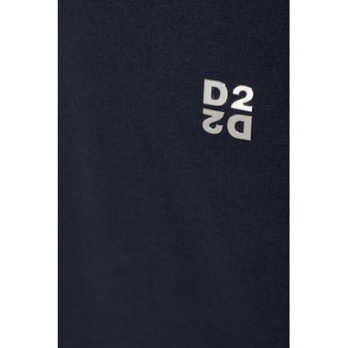 Tricou DSQUARED2, cu aplicație logo,Bleu