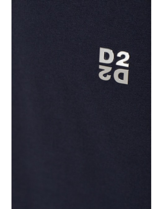 Tricou DSQUARED2, cu aplicație logo,Bleu - S74GD1594D20136511