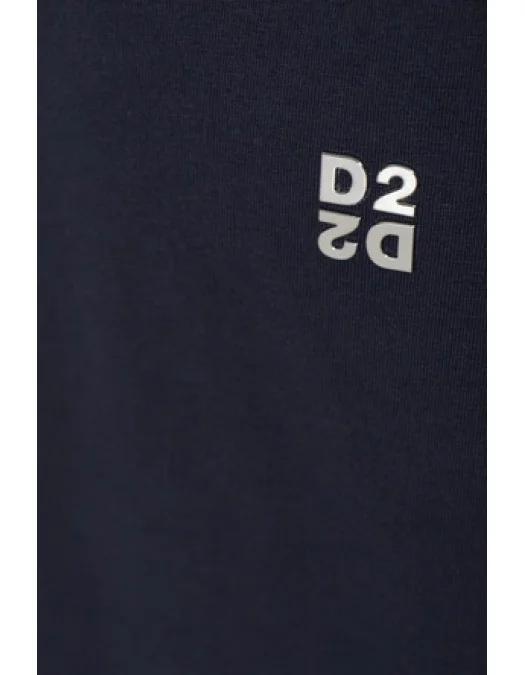 Tricou DSQUARED2, cu aplicație logo,Bleu - S74GD1594D20136511
