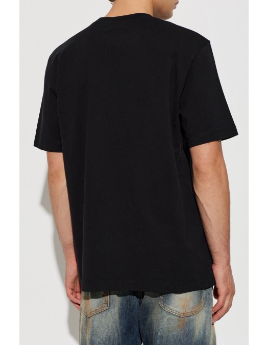Tricou DSQUARED2, D2 Logo atasat, Negru - S74GD1594D20136900