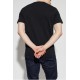 Tricou DSQUARED2, BLACK T-shirt with logo patch - S74GD1595D20106900