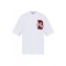 Tricou DSQUARED2, WHITE T-shirt with a logo-shaped patch