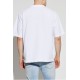 Tricou DSQUARED2, WHITE T-shirt with a logo-shaped patch - S74GD1605D20033100