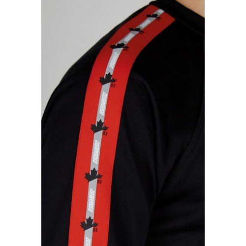 Bluza Dsquared2, Tape Red, Bumbac