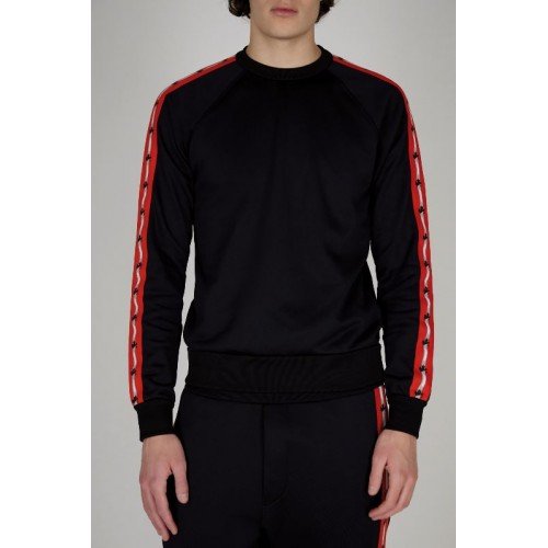 Bluza Dsquared2, Tape Red, Bumbac