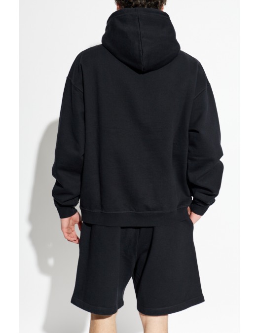 Hanorac DSQUARED2, Logo brodat alb, Negru - S74GU0929D25029900