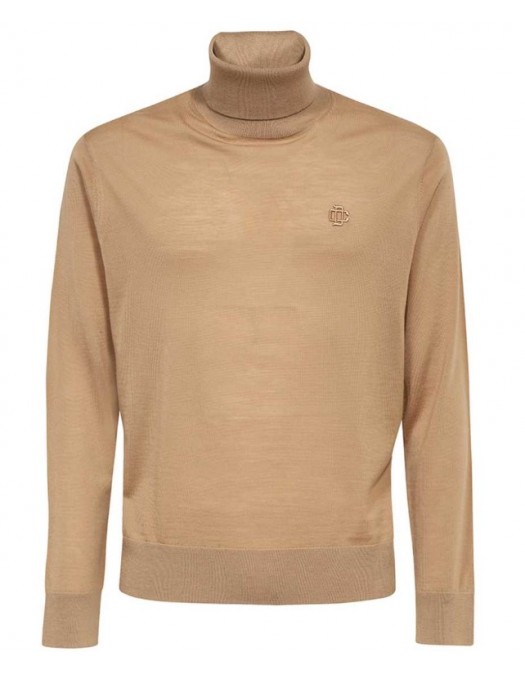 Pulover DSQUARED2, DC Turtleneck Knit, Maro - S74HA1370S18310110