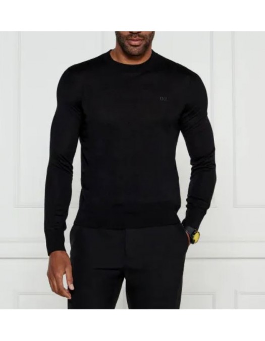 Pulover DSQUARED2, Wool, Classic, Negru - S74HA1442S18310158