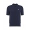 Tricou DSQUARED2, Polo Design, Logo Insert, Navy Blue, Regular Fit