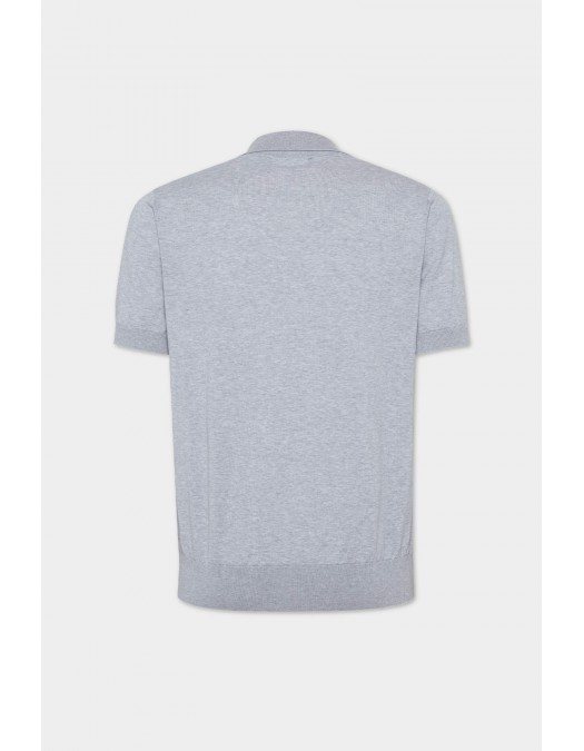 TRICOU DSQUARED2 Knit Polo, Bumbac, Gri - S74HA1452D13018856 TRICOU DSQUARED2 Knit Polo, Bumbac, Gri - S74HA1452D13018856