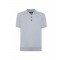 TRICOU DSQUARED2 Knit Polo, Bumbac, Gri, Regular Fit