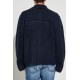 Jacheta DSQUARED2, Navy Blue wool Cardigan - S74HA1538D13143477