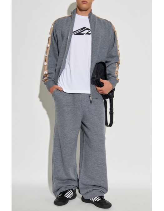 JACHETA DSQUARED2, Lana virgina, Gri - S74HA1559D13132859
