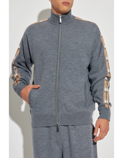 JACHETA DSQUARED2, Lana virgina, Gri - S74HA1559D13132859