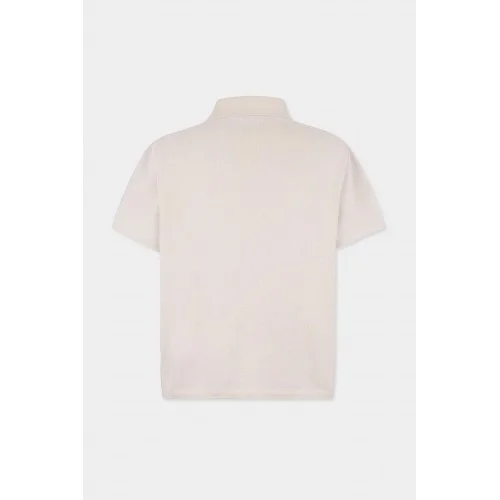 Tricou DSQUARED2, Monogram Knit Polo, Alb