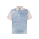 Tricou DSQUARED2, Monogram Knit Polo, Alb - S74HA1607D13193961