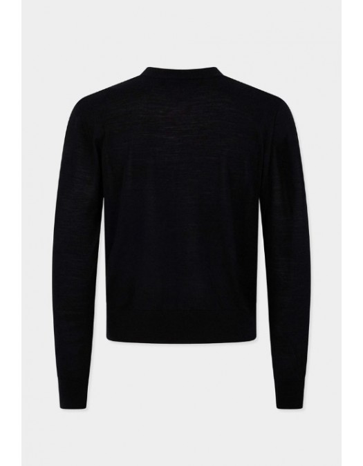 Pulover DSQUARED2, Knit Crewneck, Black - S74HA1626D13205900