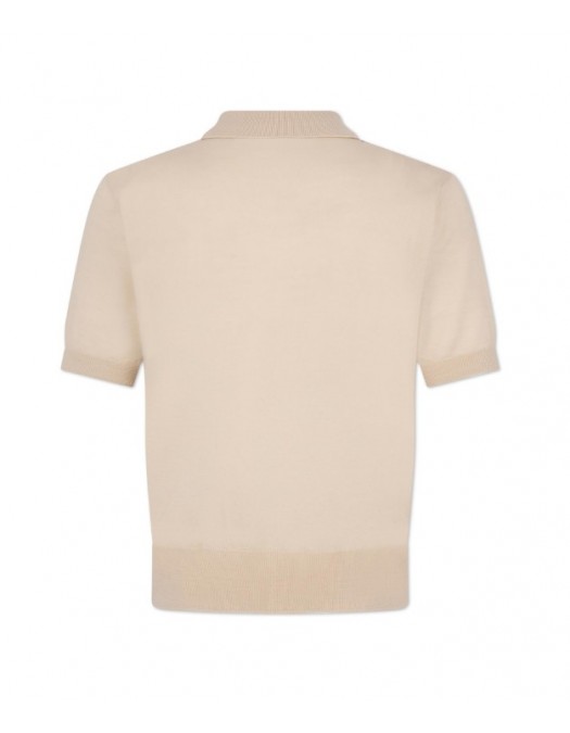 Tricou DSQUARED2, Wool Jersey Stitch, Navy Bej - S74HA1628D13205736