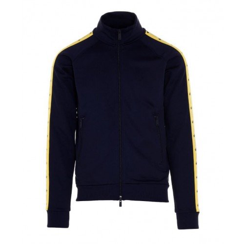 Jacheta Dsquared2, Insertie cu frunze, Negru si Galben