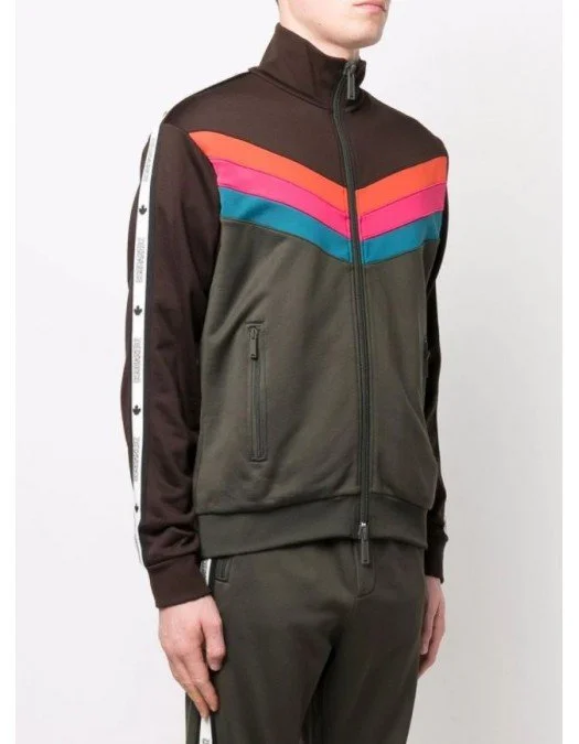 Jacheta Dsquared2, S74HG0122S25497963  Tape Sweater - S74HG0122S25497963