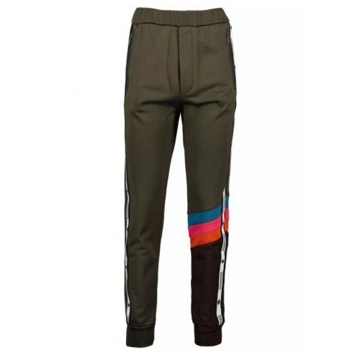 Pantaloni DDSQUARED2, Green, Tape Logo