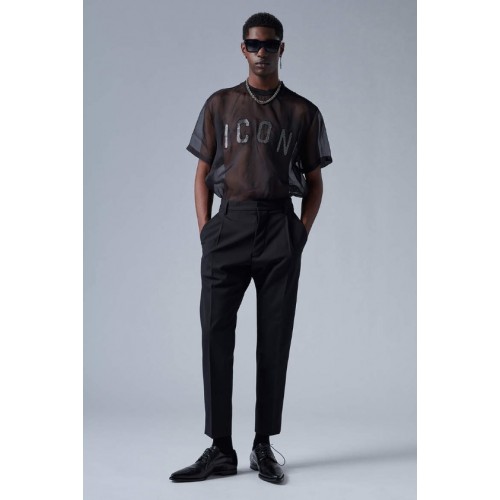 Pantaloni DSQUARED2, Ceresio Logo, S74KB0706S40320900 Pantaloni DSQUARED2, Ceresio Logo, S74KB0706S40320900