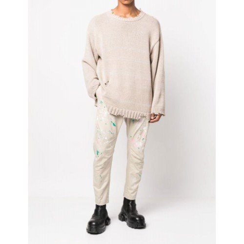 Pantaloni DSQUARED2, Patent effect, Beige