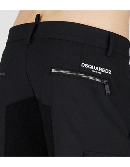 Pantaloni DSQUARED2, Cargo Pants, Black - S74KB0778S40320900