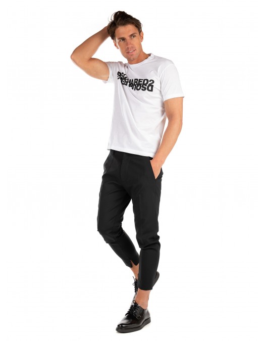 Pantaloni DSQUARED2, Logo Metalic, Black - S74KB0780S40320900