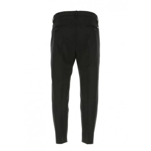 Pantaloni DSQUARED2, Logo Metalic, Black