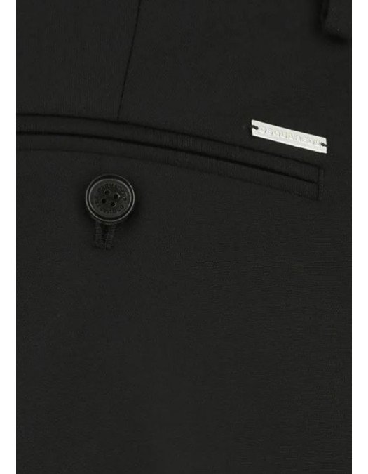 Pantaloni DSQUARED2, Logo Metalic, Black - S74KB0780S40320900