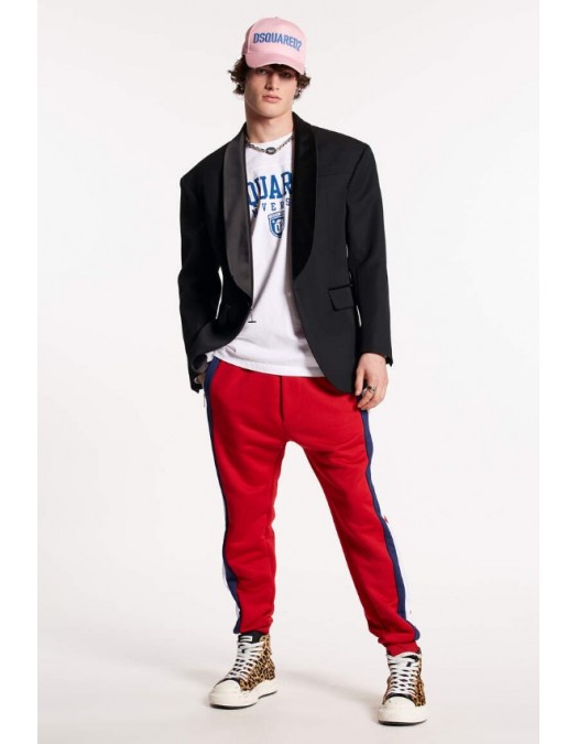 Pantaloni DSQUARED2, D2 Wash, Red - S74KB0815S25578962