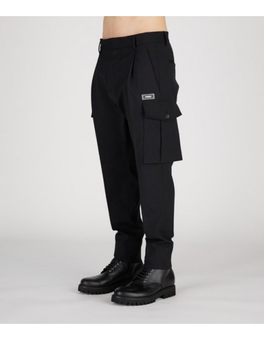 Pantaloni Dsquared2, Black Utility Pants - S74KB0907S40320900