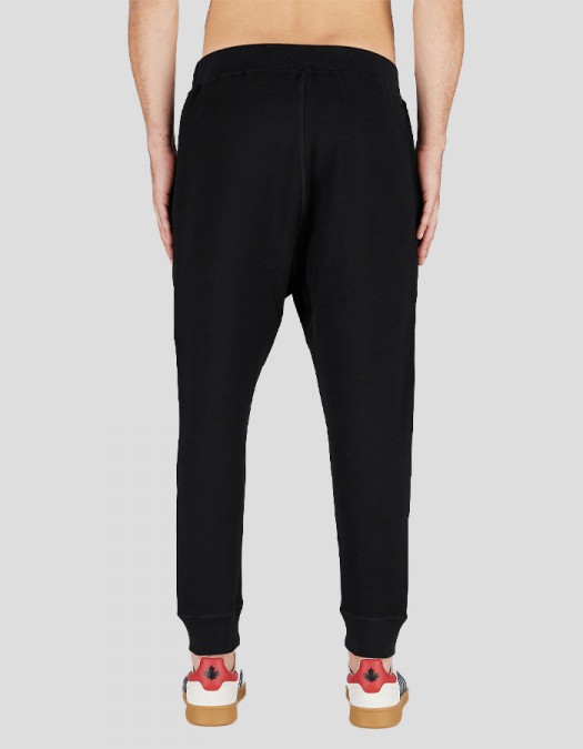 Pantaloni DSQUARED2, Relax Dean Fit Jogging, Black - S74KB0967S25516900