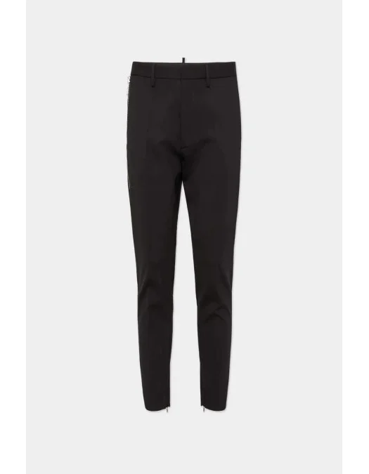 Pantaloni Dsquared2, Headquarter Skinny Techno, Black - S74KB0972S40320900 Pantaloni Dsquared2, Headquarter Skinny Techno, Black - S74KB0972S40320900