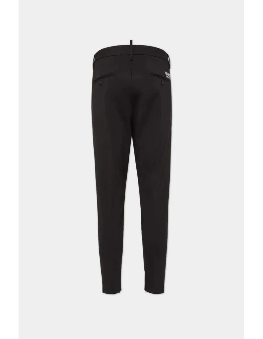 Pantaloni Dsquared2, Headquarter Skinny Techno, Black - S74KB0972S40320900 Pantaloni Dsquared2, Headquarter Skinny Techno, Black - S74KB0972S40320900