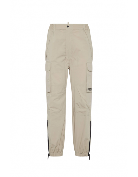 Pantaloni DDSQUARED2, Utility Track New Cargo, Mastic Beige - S74KB1006S53578800