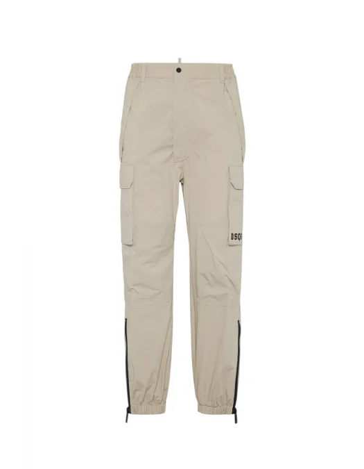 Pantaloni DDSQUARED2, Utility Track New Cargo, Mastic Beige - S74KB1006S53578800