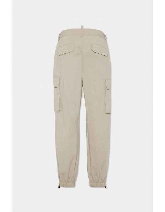 Pantaloni DDSQUARED2, Utility Track New Cargo, Mastic Beige - S74KB1006S53578800