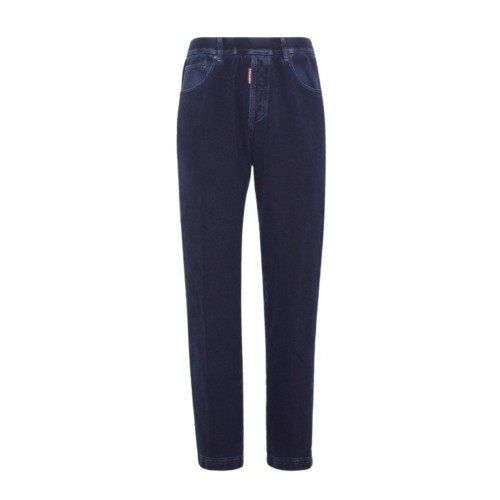 JEANS DSQUARED2, Navy blue, Relaxed Fit, Bleumarin JEANS DSQUARED2, Navy blue, Relaxed Fit, Bleumarin