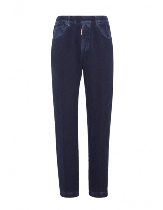 JEANS DSQUARED2, Navy blue, Relaxed Fit, Bleumarin - S74KB1069D25021470
